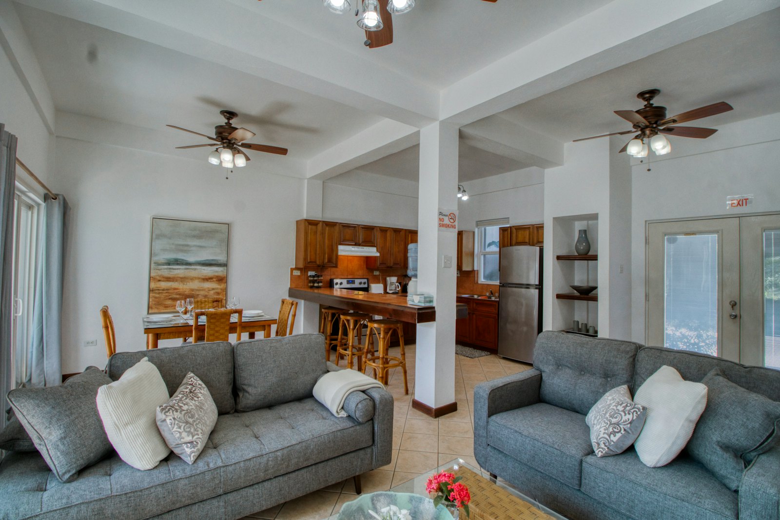 Garden villa living area